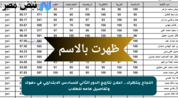 النجاح ينتظرك.. إعلان نتائج الدور الثاني للسادس الابتدائي في دهوك وتفاصيل هامة للطلاب